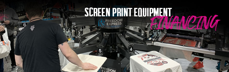 Screen Print Equipment Financing Application