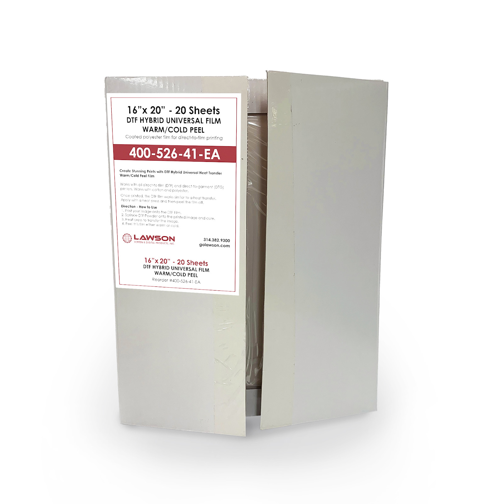 Hybrid Warm and Cold Peel DTF Heat Transfer Film