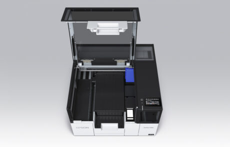 EPSON SureColor V1070 Desktop UV Flatbed Printer Top Open